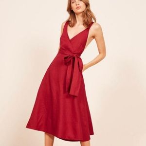NWT Reformation Maggie Dress size small in red